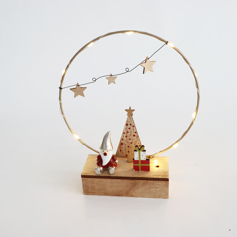 “ΞΥΛΙΝΟ ΔΙΑΚΟΣΜΗΤΙΚΟ”, 10 LED, ΜΠΑΤ. (2xΑΑ), WW ΛΑΜΠ.,IP20, 17.2x5x20cm - ledmania.gr