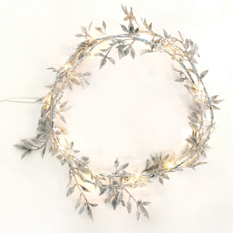 “CHAMPAGNE GARLAND”, 20 ΜΙΝΙ LED ΛΑΜΠ. WW ΜΠΑΤ(2XAA)ΑΣΗΜΙ ΚΑΛ. ΧΑΛΚΟΥ IP20 150+30CM ΔΙΑΦ ΚΑΛ ΤΡΟΦ - ledmania.gr