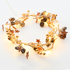 “BROWN XMAS GARLAND”,20 ΜΙΝΙ LED ΛΑΜΠ.WW ΜΠΑΤ.(2XAA) ΑΣΗΜΙ ΚΑΛ ΧΑΛΚΟΥ IP20 180+30CM ΔΙΑΦ ΚΑΛ ΤΡΟΦ - ledmania.gr