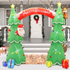 INFLATABLE 2 XMAS TREES ARCH 40 LED ΛΑΜΠ.ΑΝΤΑΠ.(12V) CW ΣΤΑΘΕΡΟ IP44 225*92*180cm 2m ΚΑΛ - ledmania.gr