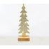 ΧΡΙΣΤ/ΚΟ ΔΙΑΚ/ΚΟ ΞΥΛΙΝΟ ΔΕΝΔΡΟ GOLD 30.5CM 4LEDS ΘΕΡΜΟ ME ΜΠΑΤΑΡΙΕΣ 2*ΑAΑ - ledmania.gr