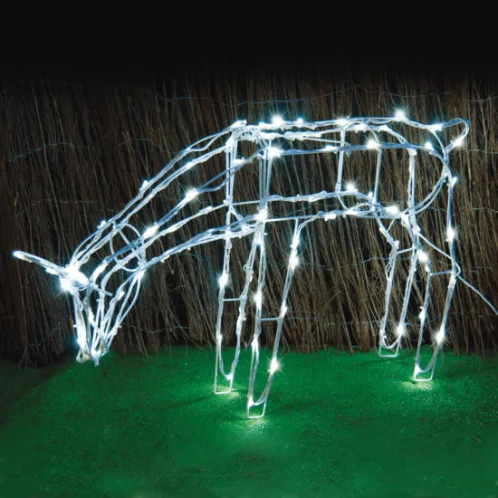 FEEDING REINDEER ΜΕ 100LED 230V ΨΥΧΡΟ - ledmania.gr