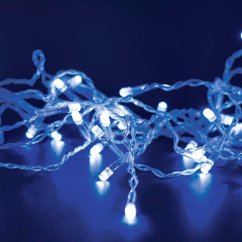 100LED ΛΑΜΠ ΣΕ ΣΕΙΡΑ 5cm ΜΠΛΕ ΑΝΤΑΠΤ 31VDC&ΕΠΕΚΤ MAX 6ΣΕΤ IP44 3m ΔΙΑΦ ΚΑΛΩΔ - ledmania.gr