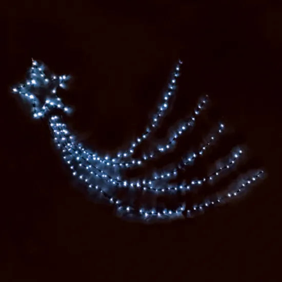 150LED ΑΣΤΕΡΙ ΜΕ ΟΥΡΑ ΜΕ 8 ΠΡΟΓΡΑΜΜΑΤΑ ΠΡΑΣΙΝΟ ΚΑΛΩΔΙΟ ΨΥΧΡΟ - ledmania.gr