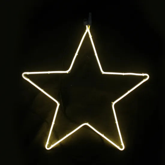 ΑΣΤΕΡΙ NEON 58X54cm ΜΕ 200LED ΦΩΤΟΣΩΛΗΝΑ ΘΕΡΜΟ - ledmania.gr