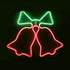 DOUBLE BELLS NEON 62X50CM ΜΕ 300LED ΦΩΤΟΣΩΛΗΝΑ - ledmania.gr