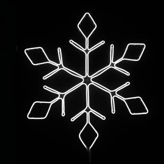 SNOWFLAKE 600LED ΣΧΕΔΙΟ 6m ΦΩΤΟΣΩΛ ΝΕΟΝ ΨΥΧΡΟ ΛΕΥΚΟ IP44 66x57.5cm 1.5m ΚΑΛ. - ledmania.gr