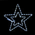 DOUBLE STARS" 72 LED ΣΧΕΔΙΟ 3m ΜΟΝΟΚΑΝΑΛ ΦΩΤΟΣΩΛ ΨΥΧΡΟ ΛΕΥΚΟ ΜΗΧΑΝΙΣΜΟ FLASH IP44 55cm 1.5m ΚΑΛ. - ledmania.gr