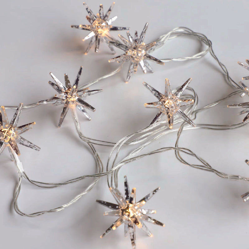 STARDUST 10 LED ΛΑΜΠΑΚ ΣΕΙΡΑ ΘΕΡΜΟ ΜΠΑΤΑΡΙΕΣ 2XAA (ΔΕΝ ΣΥΜΠ) IP20 1,35m 30cm ΔΙΑΦ ΚΑΛ - ledmania.gr