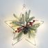 “HANGING STAR” 15 MINI LED WW Λ/ΚΙΑ ΜΠ/ΡΙΕΣ (3AA) IP20 30X30CM, 30CM ΔΙΑΦ. ΚΑΛΩΔΙΟ - ledmania.gr