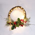 WREATH BERRIES ΔΙΑΚΟΣΜ ΚΡΕΜΑΣΤΟ 30 LED ΛΑΜΠ ΘΕΡΜΑ ΜΠΑΤ 3ΧΑΑ (ΔΕΝ ΣΥΜΠ) IP20 ΔΙΑΜ:30cm 30cm ΚΑΛ - ledmania.gr