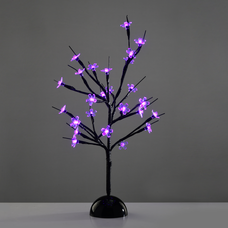 ^ "TABLE TREE" 25 LED ΣΧΕΔΙΟ ΛΑΜΠΑΚ ΜΕ ΜΠΑΤΑΡΙΑ 3xAA ΜΩΒ IP20 10x10x45cm - ledmania.gr