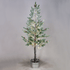 SNOW FLOWER TREE WITH RED CHERRY&POT 384WW LED ΛΑΜΠΑΚ ΑΝΤΑΠ(4,5V)IP44 ΥΨ.200CM Ø27CM 3MΚΑΛΩΔ ΤΡΟΦ - ledmania.gr