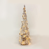“RATTAN CONE TREE WITH SNOW” 30 MINI WW LED ΛΑΜΠ. ΜΠΑΤ. 3ΧΑΑ,IP20 Φ18.5Χ50CM - ledmania.gr