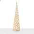 “WHITE & GOLD CONE TREE” 40 MINI WW LED ΛΑΜΠ. ΜΠΑΤ. 3ΧΑΑ,IP20 Φ20.5X80CM - ledmania.gr