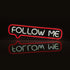 FOLLOW ME 155 NEON LED ΛΑΜΠ USB ΚΑΛ 2m ΨΥΧΡΟ & ΚΟΚΚΙΝΟ IP20 42*1.6*12cm - ledmania.gr