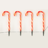 4 CANDY STAKES” 40 WW LED ΛΑΜΠΑΚΙΑ 8ΠΡΟΓΡΑΜ ΑΝΑΠΤ(4.5V) IP44 M1.5m*Φ2.5cm*Y60cm 0.5m ΠΡΑΣ ΚΑΛ ΤΡ - ledmania.gr