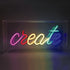 CREATE 90 NEON LED ΛΑΜΠ USB ΚΑΛ 2m ΠΟΛΥΧΡΩΜΑ IP20 30*4,6*15cm - ledmania.gr