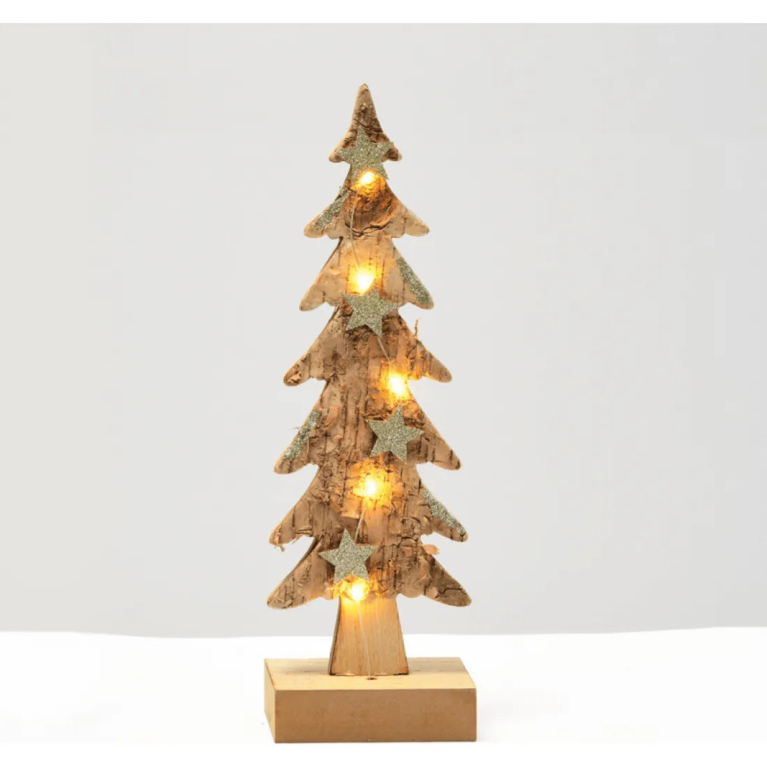 ΧΡΙΣΤ/ΚΟ ΔΙΑΚ/ΚΟ ΞΥΛΙΝΟ ΔΕΝΔΡΟ 31CM 5LEDS ΘΕΡΜΟ ME ΜΠΑΤΑΡΙΕΣ 2*ΑAΑ - ledmania.gr