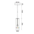 ^ΚΡΕΜΑΣΤΟ Φ/Σ 1XGU10 BUTTONS ΛΕΥΚΟ ΜΕΤ/ΚΟ IP20 D6XD10XH150CM - ledmania.gr