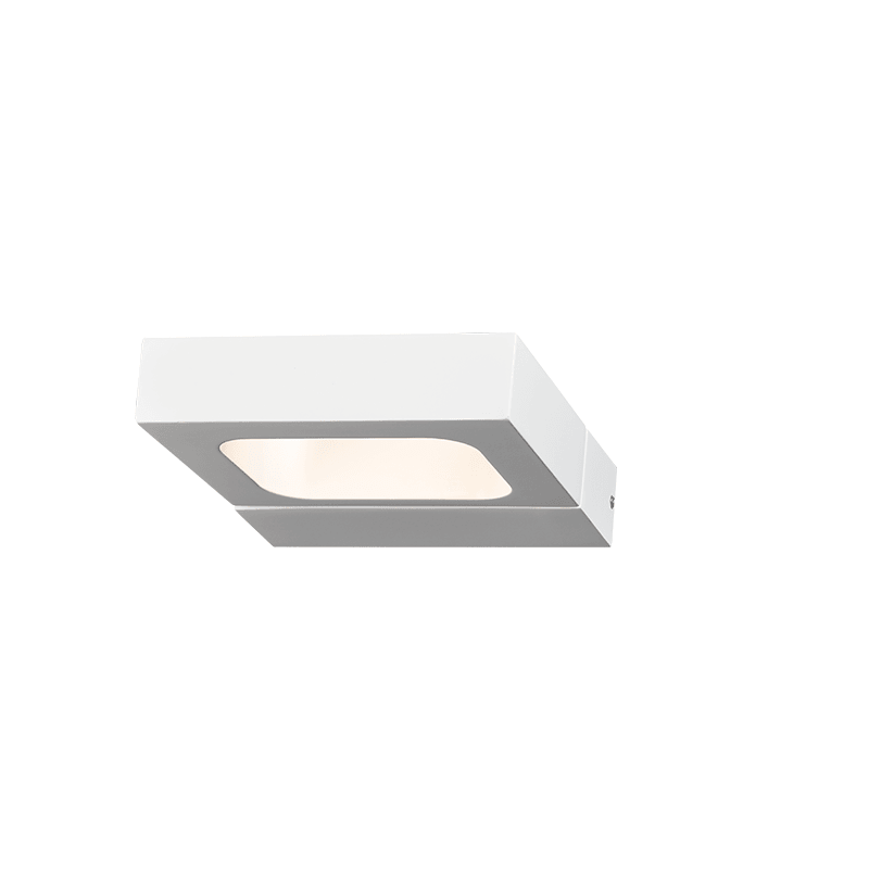 ΕΠΙΤΟΙΧΟ Φ/Σ LED 6W 3000K ΑΛΟΥΜΙΝΙΟ ΛΕΥΚΟ 14,5X13X3CM - ledmania.gr