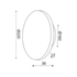 ΕΠΙΤ Φ/Σ LED 10W 3000Κ ΑΠΟΧΡ.ΤΣΙΜΕΝΤΟΥ MDF ΚΥΚΛΟΣ Φ22ΧΗ3,6CM - ledmania.gr