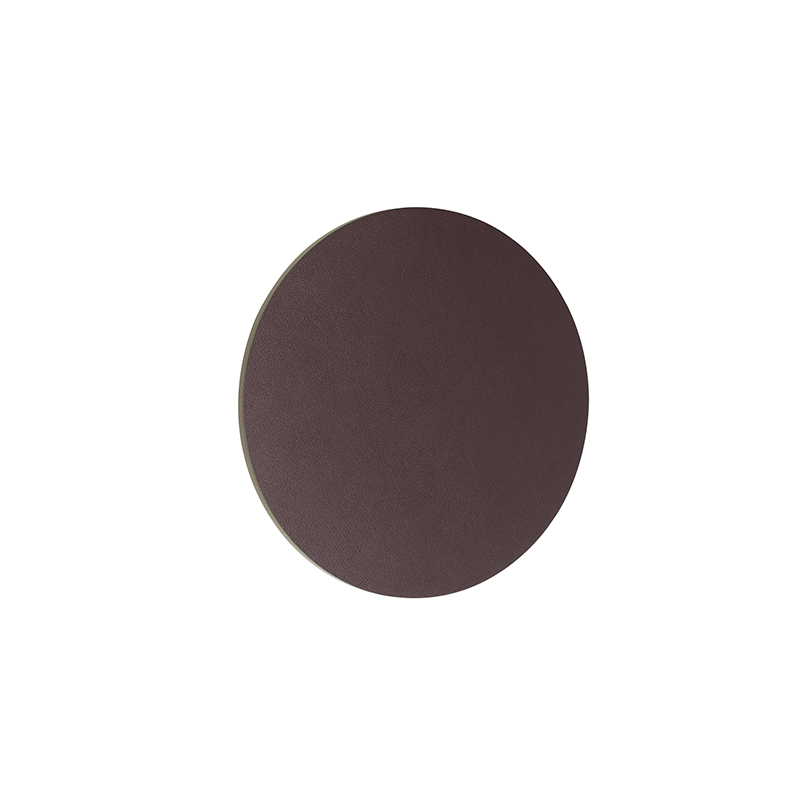 ΕΠΙΤΟΙΧΟ Φ/Σ LED 24W 3000Κ 1920LM ΣΚ.ΚΑΦΕ ΔΕΡΜΑ MDF ΚΥΚΛΟΣ Φ40ΧΗ3,6CM ECLIPSE - ledmania.gr