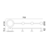 ^ΕΠΙΤΟΙΧΟ Φ/Σ LED 7W 3000K 560LM ΛΕΥΚΟ ΜΕΤΑΛΛΙΚΟ 70Χ7Χ15CM VALENTINO - ledmania.gr