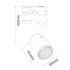 GREY LED TRACK LIGHT 7W 4000K 4WIRES 24° 540LM 230V Ra80 - ledmania.gr