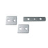 METAL CONNECTOR 180° WITH SCREWS FOR PROFILE P6070 Set of 3 pcs - ledmania.gr