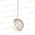 ^ΚΡΕΜΑΣΤΟ Φ/Σ 1ΧΕ27 RATTAN+ΛΕΥΚΟ ΓΥΑΛΙ D33XH120CM AURORA - ledmania.gr