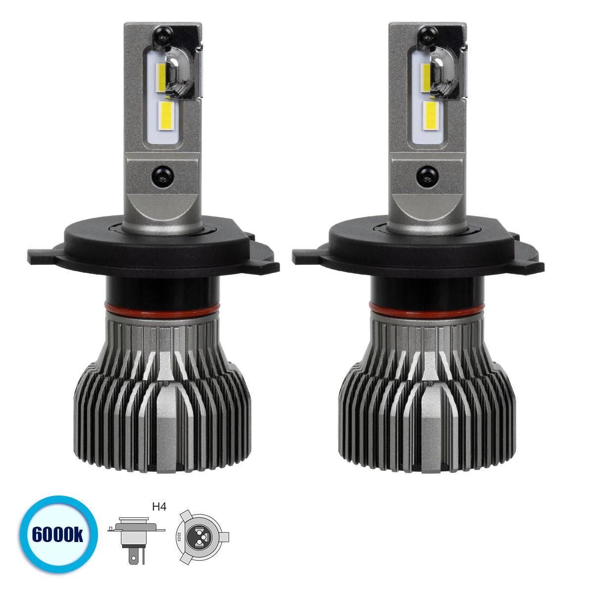 GloboStar® 85642 H4 E30 Line KIT Βασικού Φωτισμού Αυτοκινήτου & Φορτηγού 3nd Generation Can-Bus Series LED CREE CXB 150W 21000lm DC 9-32V Αδιάβροχο IP66 Ψυχρό Λευκό 6000K - ledmania.gr