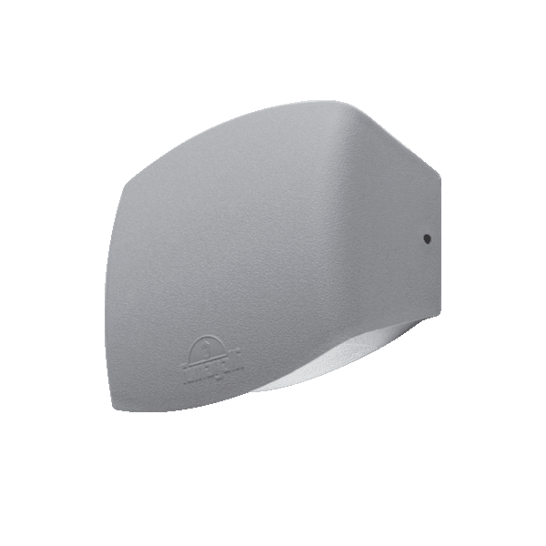 ABRAM 190 LED WALL LAMP 8.5W 4000K IP55 GREY - ledmania.gr