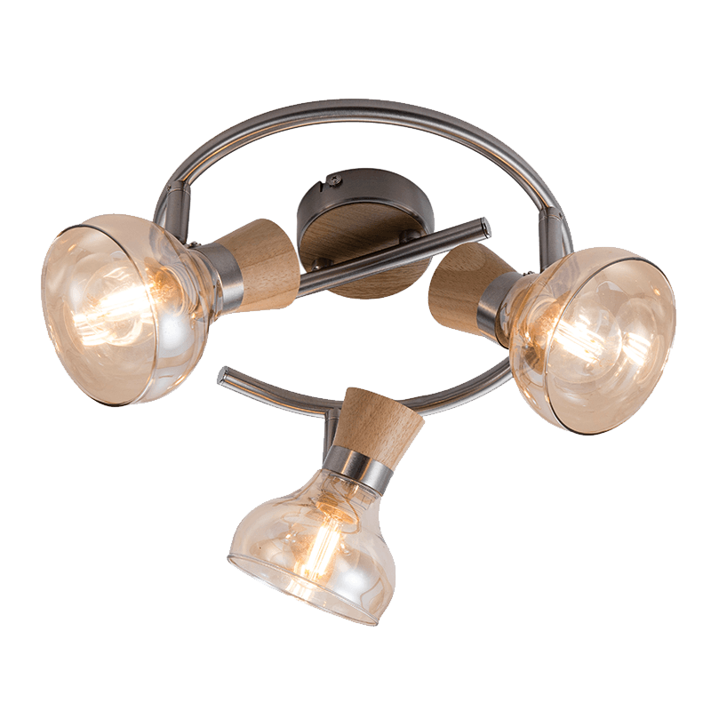 ADDY ΣΠΟΤ 3XE14 ΞΥΛΟ - ledmania.gr