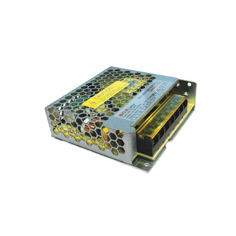 ^METAL 5YRS CV LED DRIVER 60W 230V AC-12V DC 5A IP20 WITH TERMINAL - ledmania.gr
