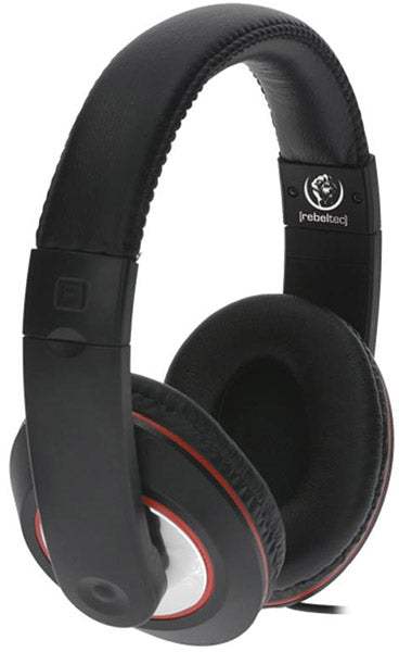 REBELTEC FIDE HEADPHONES BLACK - ledmania.gr