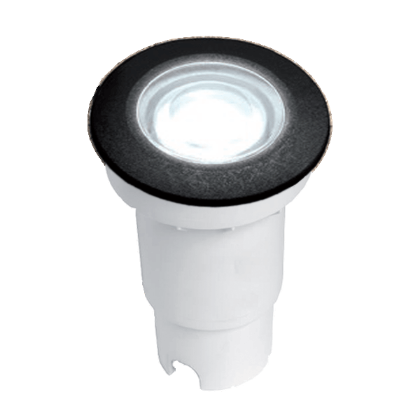 ALDO LED IN-GROUND FIXTURE 1.7W 4000K IP67 BLACK - ledmania.gr