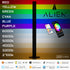 GloboStar® ALIEN-DIVA-BLACK-50-12 ALIEN Design DIVA Μοντέρνο Minimal Nordic Μεταλλικό Φωτιστικό Επιτραπέζιο - Πορτατίφ - Λαμπατέρ Μαύρο LED 10W 1500lm με Ασύρματο Χειριστήριο RF & Dimmer IP20 Πολύχρωμο RGBW + WW Smart Home Wi-Fi Μ3 x Π1.6 x Υ50cm - ledmania.gr