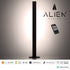 GloboStar® ALIEN-DIVA-BLACK-50-2 ALIEN Design DIVA Μοντέρνο Minimal Nordic Μεταλλικό Φωτιστικό Επιτραπέζιο - Πορτατίφ - Λαμπατέρ Μαύρο LED 8W 1040lm με Ασύρματο Χειριστήριο RF & Dimmer IP20 Φυσικό Λευκό 4500K Μ3 x Π1.6 x Υ50cm - ledmania.gr
