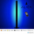 GloboStar® ALIEN-DIVA-BLACK-50-6 ALIEN Design DIVA Μοντέρνο Minimal Nordic Μεταλλικό Φωτιστικό Επιτραπέζιο - Πορτατίφ - Λαμπατέρ Μαύρο LED 8W 800lm με Ασύρματο Χειριστήριο RF & Dimmer IP20 Μπλε Μ3 x Π1.6 x Υ50cm - ledmania.gr