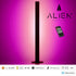 GloboStar® ALIEN-DIVA-BLACK-50-7 ALIEN Design DIVA Μοντέρνο Minimal Nordic Μεταλλικό Φωτιστικό Επιτραπέζιο - Πορτατίφ - Λαμπατέρ Μαύρο LED 8W 800 lm με Ασύρματο Χειριστήριο RF & Dimmer IP20 Ροζ Μ3 x Π1.6 x Υ50cm - ledmania.gr