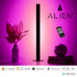 GloboStar® ALIEN-DIVA-BLACK-50-7 ALIEN Design DIVA Μοντέρνο Minimal Nordic Μεταλλικό Φωτιστικό Επιτραπέζιο - Πορτατίφ - Λαμπατέρ Μαύρο LED 8W 800 lm με Ασύρματο Χειριστήριο RF & Dimmer IP20 Ροζ Μ3 x Π1.6 x Υ50cm - ledmania.gr