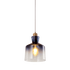 ALMA PENDANT 1xE27 WOOD/BLUE - ledmania.gr