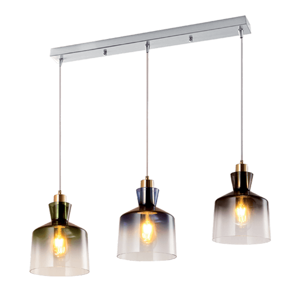 ALMA PENDANT 3xE27 MULTICOLOUR - ledmania.gr