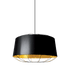 ANDREA PENDANT 1xE27 BLACK/GOLD - ledmania.gr