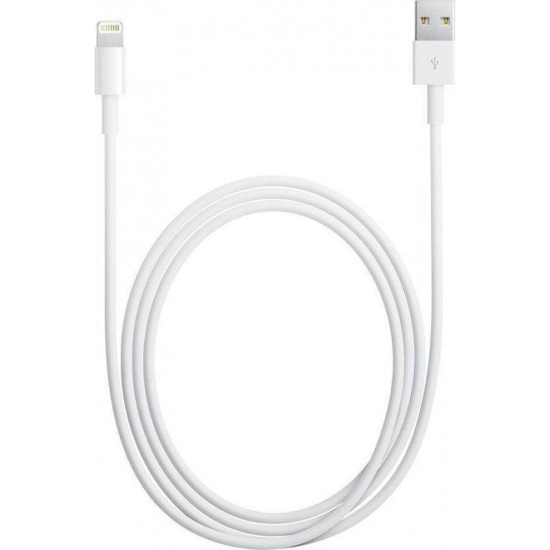 APPLE CABLE USB TO LIGHTNING WHITE 2m RETAIL BOX (MD819ΖΜ/Α) - ledmania.gr