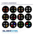 GloboStar® 75599 Προβολάκι Κήπου Καρφωτό - Δαπέδου Epistar LED 6W 300lm 60° AC 230V Αδιάβροχο IP44 RGB με 12 Διαφορετικά Σχέδια Φωτισμού - ledmania.gr