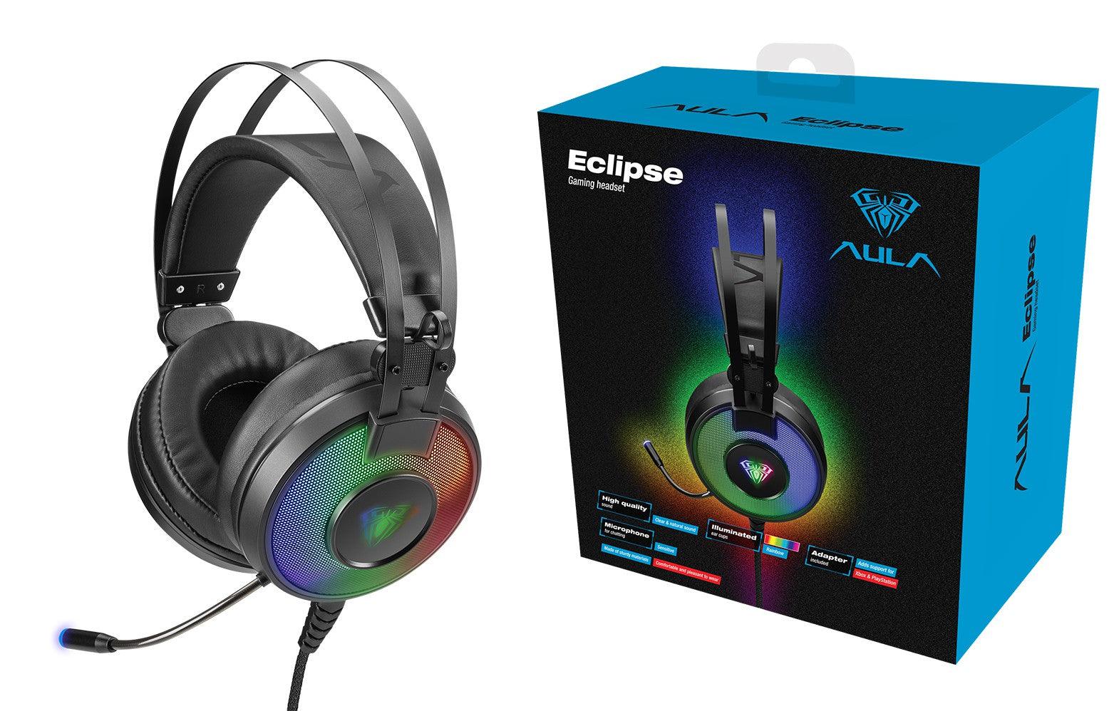 AULA GAMING HEADPHONES ECLIPSE PC / XBOX ONE /PS4 - ledmania.gr