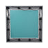 GloboStar® MAKEUP MIRROR-80x80-6 Μοντέρνος Καθρέπτης Μακιγιάζ με Πλαίσιο Φυσικού Ξύλου με Διακόπτη On/Off 12 x E27 AC220-240V - Μ80 x Π7 x Υ80cm - Γκρι Ανθρακί - ledmania.gr