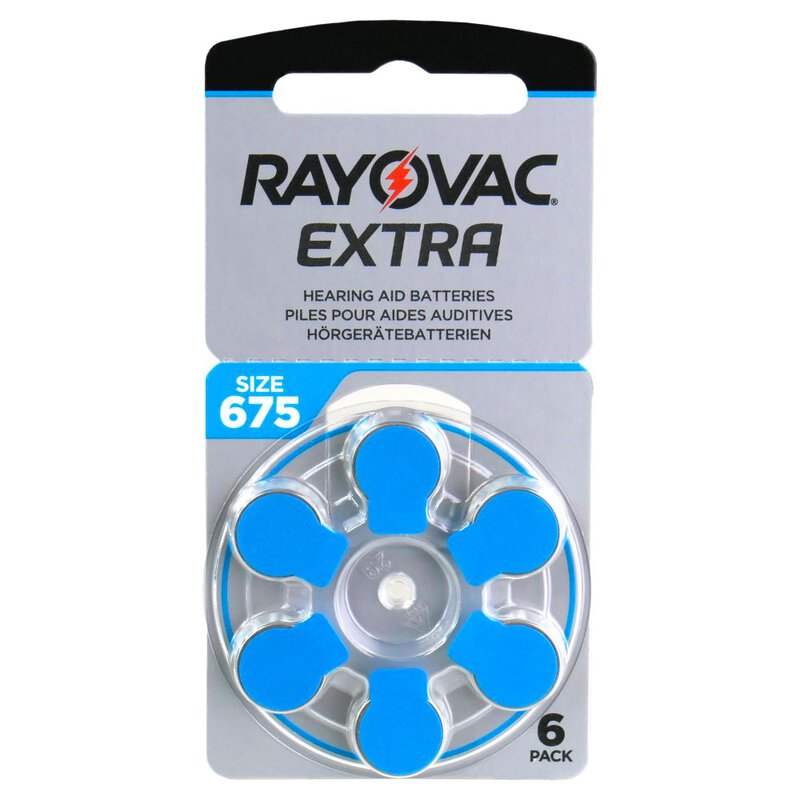 RAYOVAC EXTRA ADVANCED 675 MF HEARING AID BATTERIES - ledmania.gr